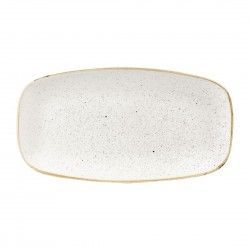 Assiettes oblongues Churchill Stonecast Barley White 189 x 355mm (Lot de 6)