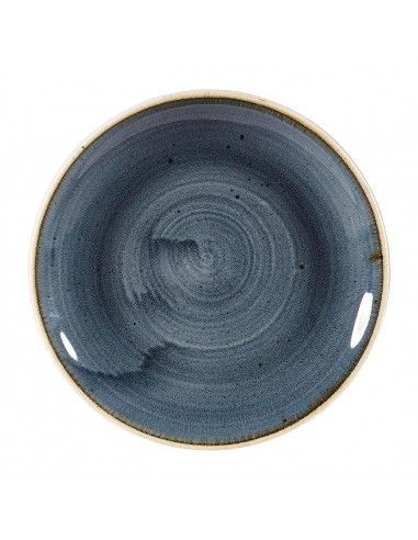 Assiettes rondes Churchill Stonecast Blueberry 165mm (Lot de 12)