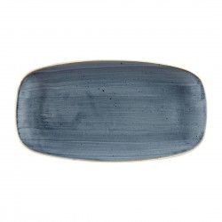 Assiettes oblongues Churchill Stonecast Blueberry 153 x 298mm (Lot de 12)