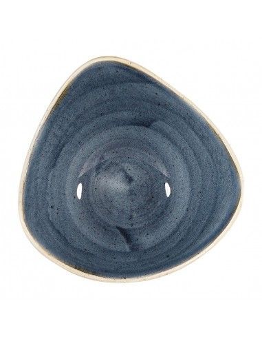 Bols triangulaires Churchill Stonecast Blueberry 185mm (Lot de 12)
