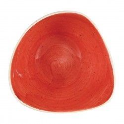 Bols triangulaires Churchill Stonecast Berry Red 185mm (Lot de 12)