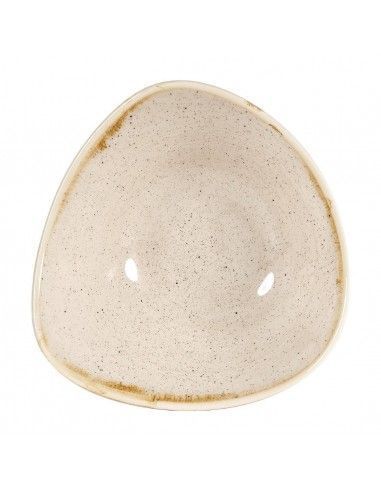 Bols triangulaires Churchill Stonecast Nutmeg Cream 153mm (Lot de 12)