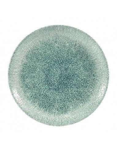 Assiettes coupe ronde Churchill Studio Prints Raku Jade Green 182mm (Lot de 12)