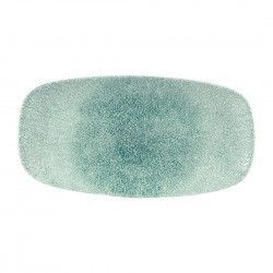Assiettes oblongues Churchill Studio Prints Raku Jade Green 153 x 298mm (Lot de 12)