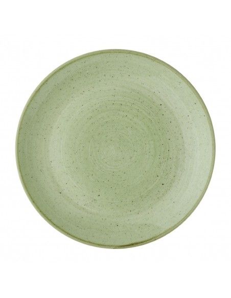 Assiettes avec rebord Churchill Stonecast Sage Green 260mm (Lot de 12)