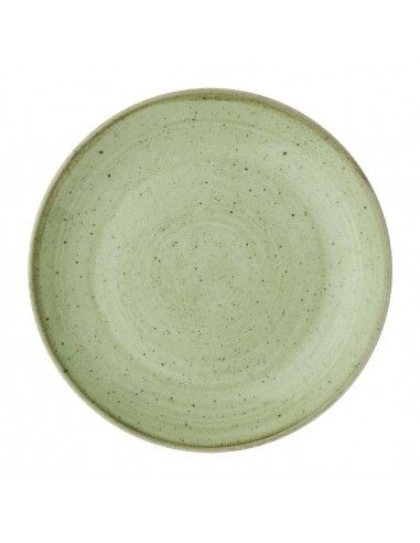 Assiettes avec rebord Churchill Stonecast Sage Green 165mm (Lot de 12)
