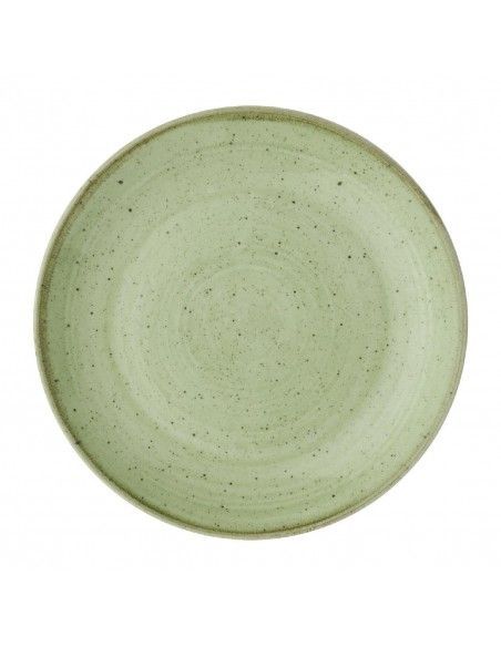 Assiettes avec rebord Churchill Stonecast Sage Green 165mm (Lot de 12)