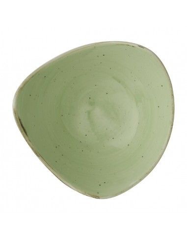 Bols triangulaires Churhill Stonecast Sage Green 185mm (Lot de 12)