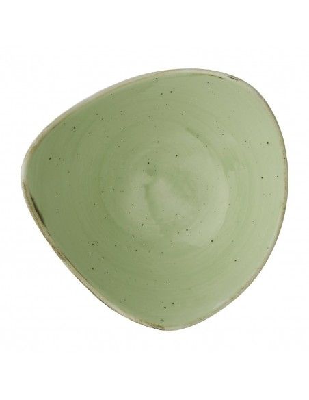 Bols triangulaires Churhill Stonecast Sage Green 185mm (Lot de 12)