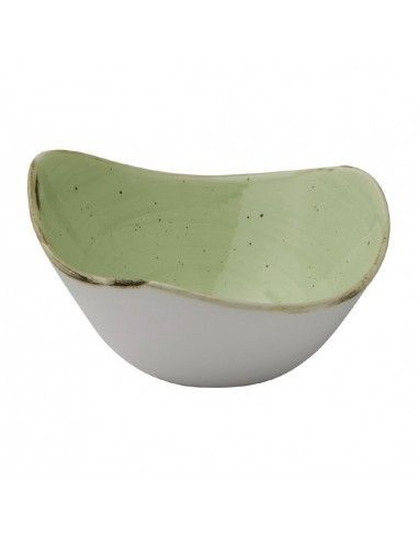 Bols triangulaires Churchill Stonecast Sage Green 153mm (Lot de 12)