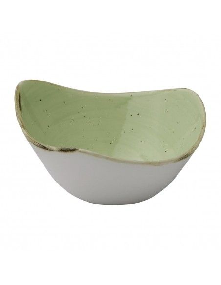 Bols triangulaires Churchill Stonecast Sage Green 153mm (Lot de 12)