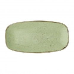 Assiettes oblongues Churchill Stonecast Sage Green 298mm (Lot de 12)