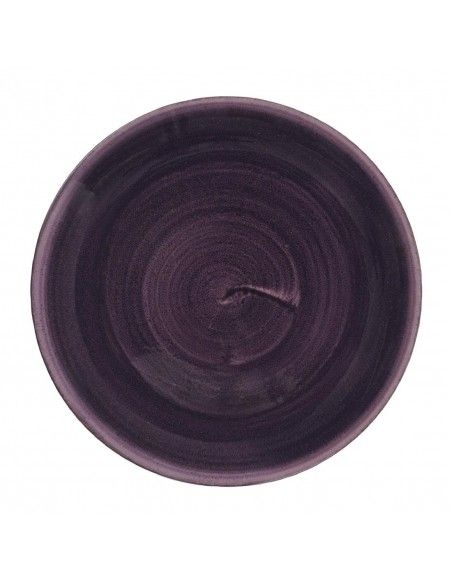Assiettes rondes Churchill Stonecast Patina Purple 217mm (Lot de 12)
