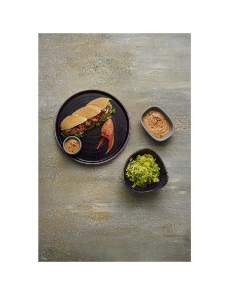 Assiettes rondes Churchill Stonecast Patina Purple 217mm (Lot de 12)