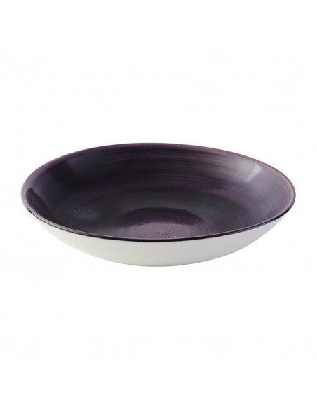 Assiettes coupes rondes Churchill Stonecast Patina Purple 248mm (Lot de 12)
