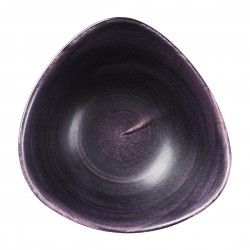 Bols triangulaires Churchill Stonecast Patina Purple 235mm (Lot de 12)
