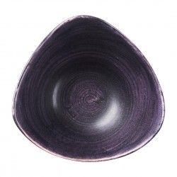 Bols triangulaires Churchill Stonecast Patina Purple 153mm (Lot de 12)