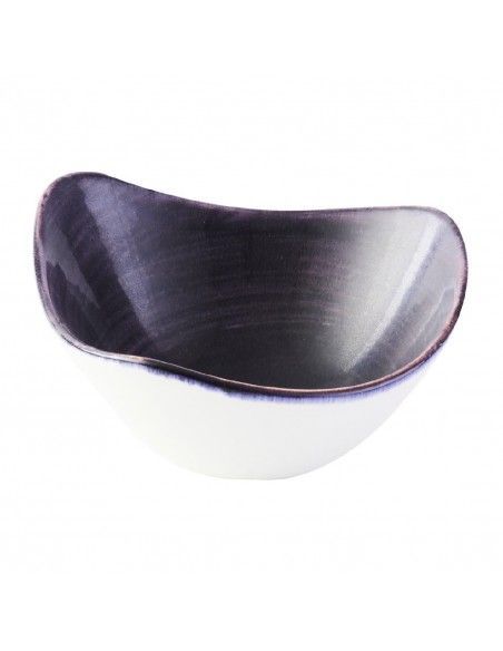 Bols triangulaires Churchill Stonecast Patina Purple 153mm (Lot de 12)