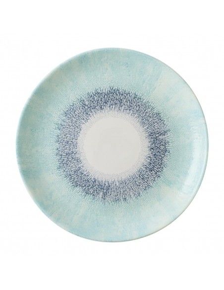 Assiettes rondes Churchill Studio Prints Fusion Blue 288mm (Lot de 12)