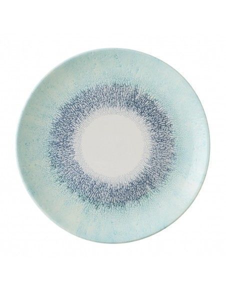 Assiettes rondes Churchill Studio Prints Fusion Blue 260mm (Lot de 12)
