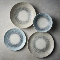 Assiettes rondes Churchill Studio Prints Fusion Blue 260mm (Lot de 12) 2