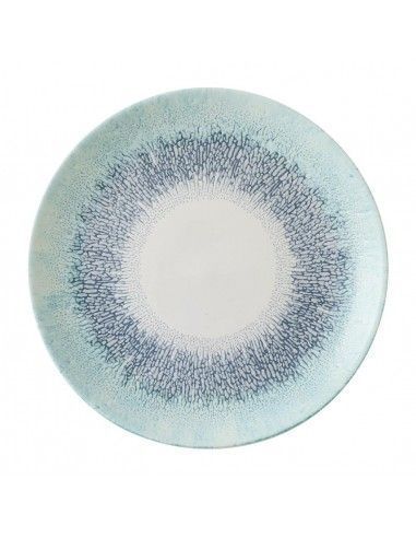 Assiettes rondes Churchill Studio Prints Fusion Blue 217mm (Lot de 12)