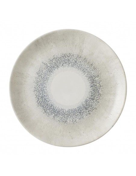 Assiettes rondes Churchill Studio Prints Fusion Grey 288mm (Lot de 12)