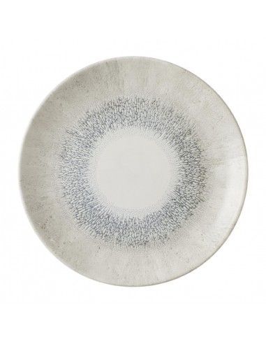 Assiettes rondes Churchill Studio Prints Fusion Grey 260mm (Lot de 12)