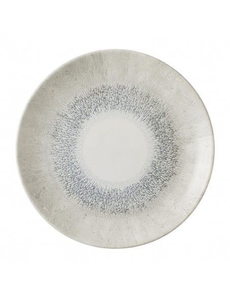 Assiettes rondes Churchill Studio Prints Fusion Grey 260mm (Lot de 12)