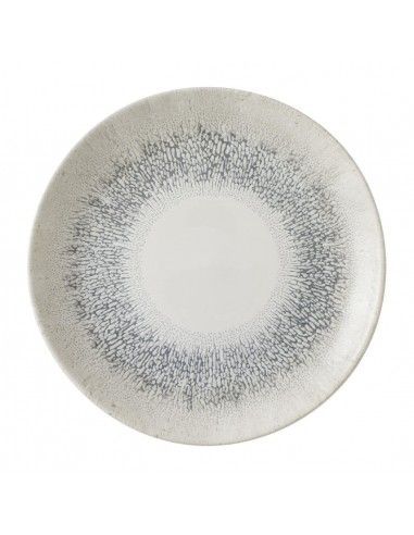 Assiettes rondes Churchill Studio Prints Fusion Grey 217mm (Lot de 12)