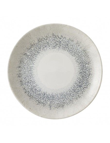Assiettes rondes Churchill Studio Prints Fusion Grey 217mm (Lot de 12)