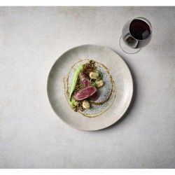 Assiettes rondes Churchill Studio Prints Fusion Grey 217mm (Lot de 12) 2