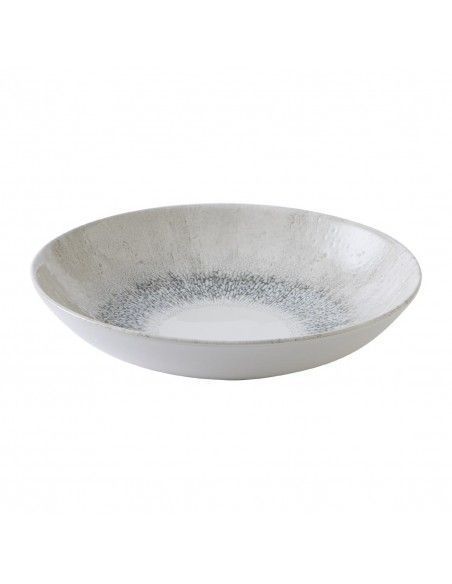 Assiettes coupes rondes Churchill Studio Prints Fusion Grey 248mm (Lot de 12)