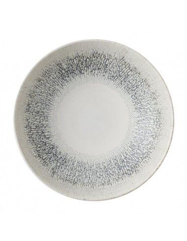 Assiettes coupes rondes Churchill Studio Prints Fusion Grey 182mm (Lot de 12)