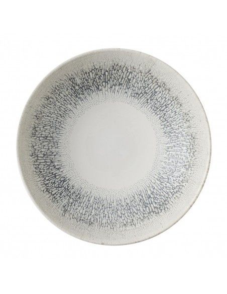 Assiettes coupes rondes Churchill Studio Prints Fusion Grey 182mm (Lot de 12)