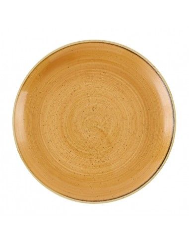 Assiettes avec rebord Churchill Stonecast Tangerine 288mm (Lot de 12)