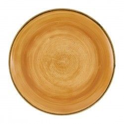 Assiettes avec rebord Churchill Stonecast Tangerine 260mm (Lot de 12)