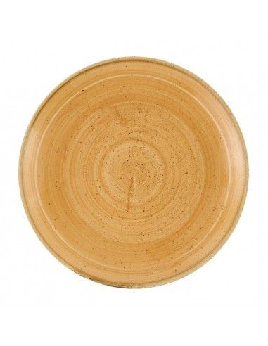 Assiettes avec rebord Churchill Stonecast Tangerine 217mm (Lot de 12)