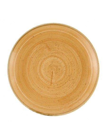 Assiettes avec rebord Churchill Stonecast Tangerine 217mm (Lot de 12)