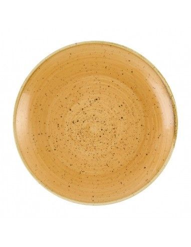 Assiettes avec rebord Churchill Stonecast Tangerine 165mm (Lot de 12)