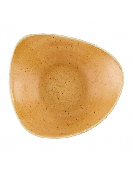 Bols triangulaires Churchill Stonecast Tangerine 235mm (Lot de 12)
