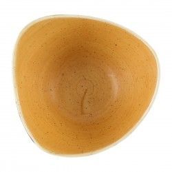 Bols triangulaires Churchill Stonecast Tangerine 153mm (Lot de 12) 2