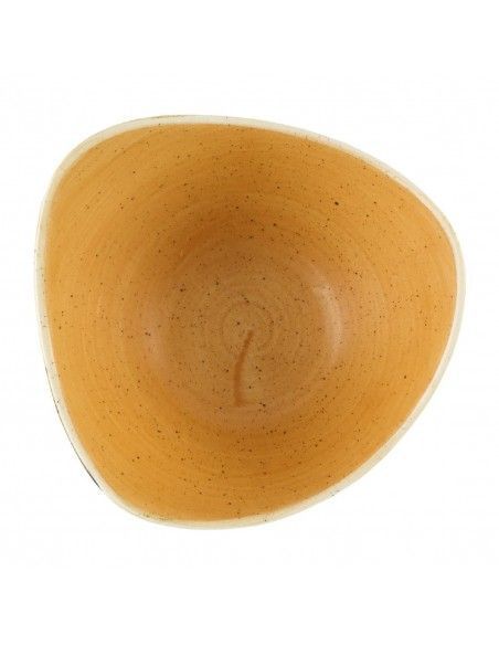Bols triangulaires Churchill Stonecast Tangerine 153mm (Lot de 12)