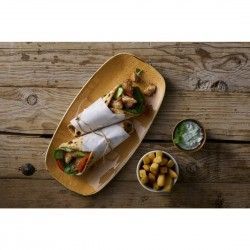 Assiettes oblongues Churchill Stonecast Tangerine Chefs' No. 3 (298 x 153mm) (Lot de 12) 2