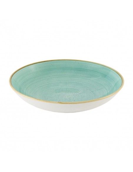 Assiettes coupes rondes Churchill Stonecast Mint 248mm (Lot de 12)