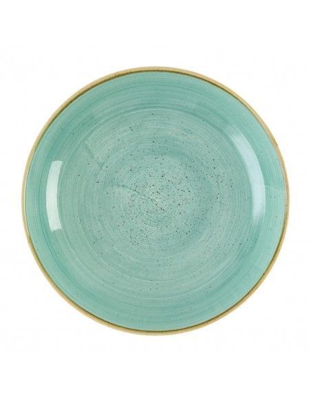 Assiettes coupes rondes Churchill Stonecast Mint 182mm (Lot de 12)