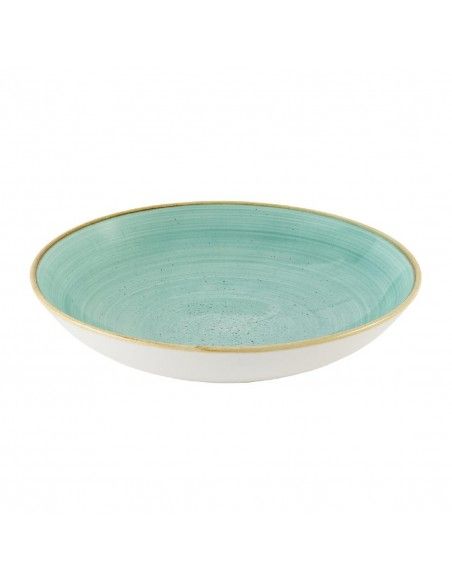 Assiettes coupes rondes Churchill Stonecast Mint 182mm (Lot de 12)