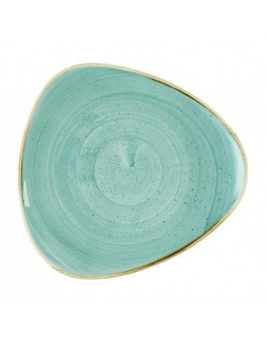 Assiettes triangulaires Churchill Stonecast Mint 229mm (Lot de 12)