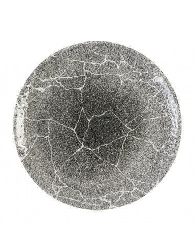 Assiettes rondes Churchill Studio Prints Kintsugi Quartz Black 288mm (Lot de 12)