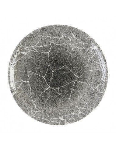 Assiettes rondes Churchill Studio Prints Kintsugi Quartz Black 260mm (Lot de 12)
